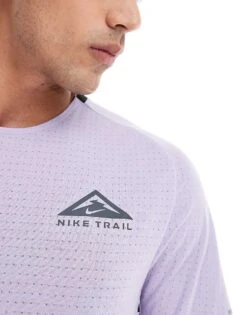 Nike Running Trail Solar Chase T-shirt In Purple For Men -Nike Sales Store 206616423 4