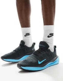 Nike Running ReactX Infinity Run 4 Trainers In Black And Blue For Men 13 Nike Running ReactX Infinity Run 4 Trainers In Black And Blue For Men -Nike Sales Store 206616537 1 black 1