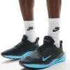 Nike Running ReactX Infinity Run 4 Trainers In Black And Blue For Men -Nike Sales Store 206616537 1 black