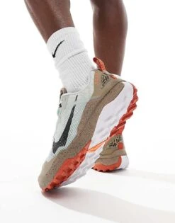 Nike Running React Wildhorse 8 Trainers In Light Blue For Men -Nike Sales Store 206616647 5