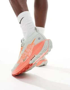 Nike Running ReactX Pegasus Trail 5 GORE-TEX Trainers In Grey And Orange For Men -Nike Sales Store 206616770 5