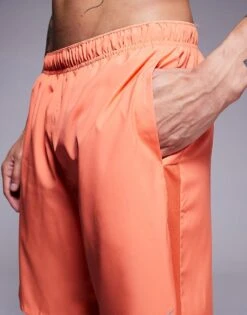 Nike Running Challenger Dri-FIT 7 Inch Shorts In Orange For Men -Nike Sales Store 206616873 5