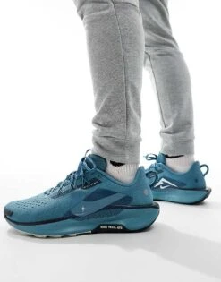 Nike Running ReactX Pegasus Trail 5 Trainers In Blue For Men Mid Blue