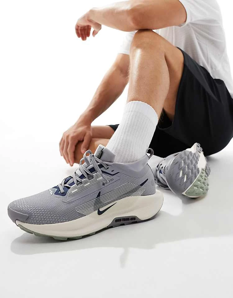 Nike Running ReactX Pegasus Trail 5 Gore-Tex Trainers In Grey For Men 3 Nike Running ReactX Pegasus Trail 5 Gore-Tex Trainers In Grey For Men