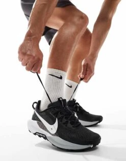 Nike Running ReactX Pegasus Trail 5 Trainers In Black For Men -Nike Sales Store 206617013 4