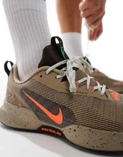 Nike Running Juniper Trail 3 Trainers In Beige And Orange For Men -Nike Sales Store 206617076 3