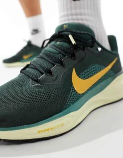 Nike Running Air Zoom Pegasus 41 Trainers In Green And Yellow For Men Mid Green -Nike Sales Store 206617132 4