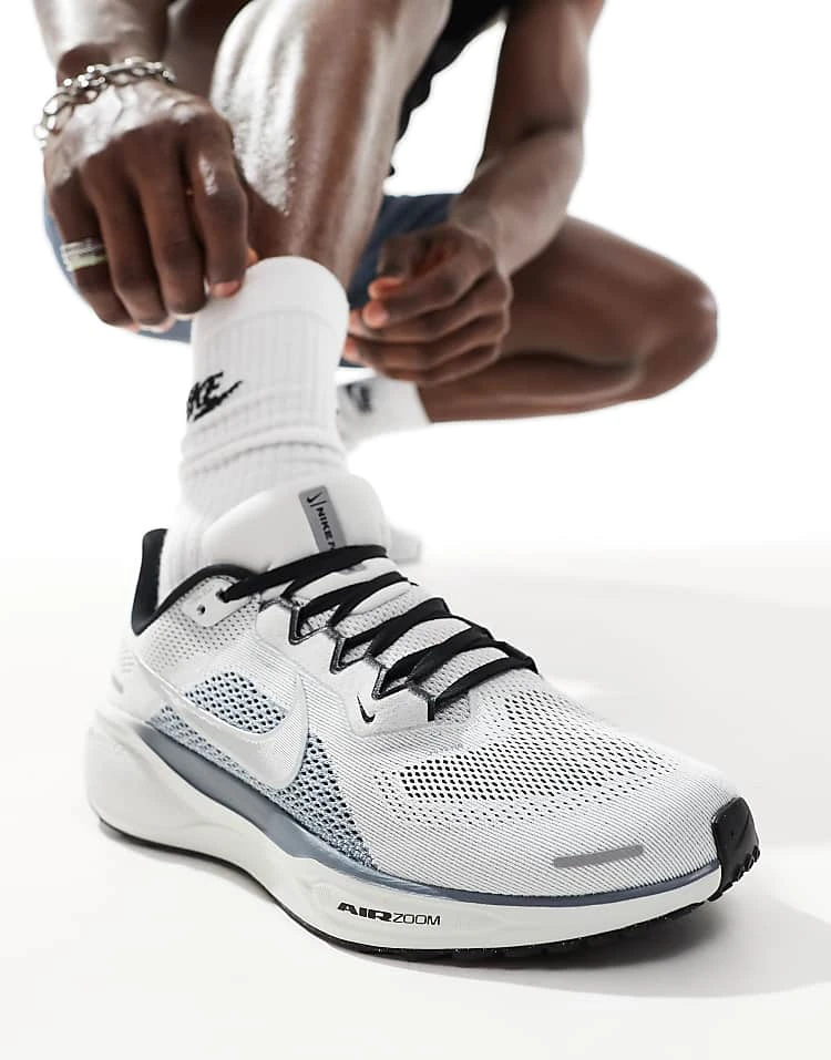 Nike Running Air Zoom Pegasus 41 Trainers In Grey For Men 8 Nike Running Air Zoom Pegasus 41 Trainers In Grey For Men - Image 6