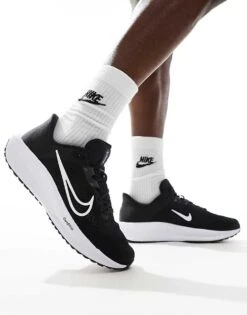 Nike Running Quest 6 Trainers In Black For Men -Nike Sales Store 206617173 3