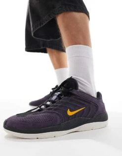 Nike SB Vertebrae Trainers In Dark Purple For Men Black -Nike Sales Store 206618164 1 black 1