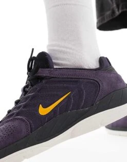 Nike SB Vertebrae Trainers In Dark Purple For Men Black -Nike Sales Store 206618164 5