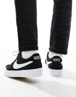 Nike SB Zoom Pogo Plus Trainers In Black And White For Men 12 Nike SB Zoom Pogo Plus Trainers In Black And White For Men -Nike Sales Store 206618205 5