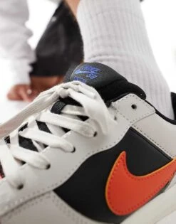 Nike SB Force 58 Premium Trainers In Grey, Black And Orange For Men -Nike Sales Store 206618254 3