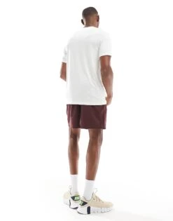 Nike Training Swoosh Graphic 7 Inch Shorts In Burgundy For Men -Nike Sales Store 206621579 2