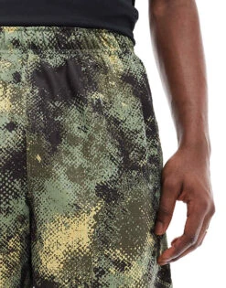 Nike Training Camo Print 7 Inch Shorts In Green For Men Mid Green -Nike Sales Store 206621610 2