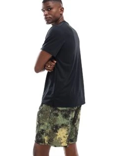 Nike Training Camo Print 7 Inch Shorts In Green For Men Mid Green -Nike Sales Store 206621610 5