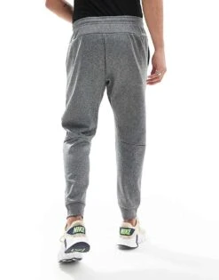 Nike Training Swoosh Graphic Tapered Joggers In Grey For Men -Nike Sales Store 206621655 3