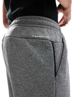 Nike Training Swoosh Graphic Tapered Joggers In Grey For Men -Nike Sales Store 206621655 5