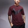 Nike Training Dri-FIT Swoosh Graphic T-shirt In Burgundy For Men -Nike Sales Store 206621668 1 burgundy