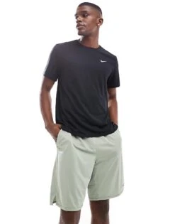 Nike Training Dri-Fit Totality Knit 9 Inch Shorts In Light Green For Men -Nike Sales Store 206621699 1 lightgreen 1