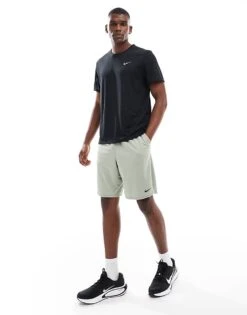 Nike Training Dri-Fit Totality Knit 9 Inch Shorts In Light Green For Men -Nike Sales Store 206621699 3