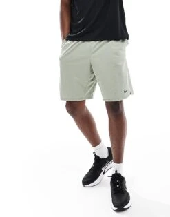 Nike Training Dri-Fit Totality Knit 9 Inch Shorts In Light Green For Men -Nike Sales Store 206621699 5