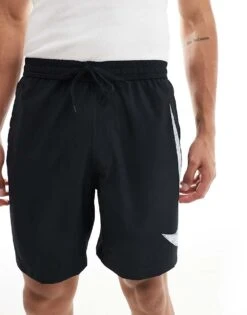 Nike Training Swoosh Graphic 7 Inch Shorts In Black For Men -Nike Sales Store 206621723 4