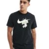 Nike Training Dri-FIT Pull Up Graphic T-shirt In Black For Men -Nike Sales Store 206621753 1 black