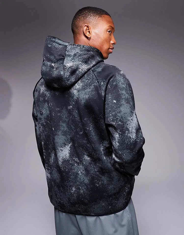 Nike Training Camo Print Hoodie In Black For Men 4 Nike Training Camo Print Hoodie In Black For Men - Image 2