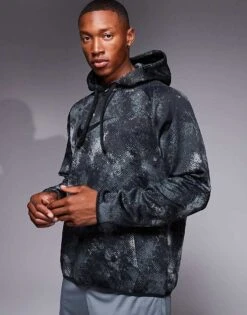 Nike Training Camo Print Hoodie In Black For Men 10 Nike Training Camo Print Hoodie In Black For Men -Nike Sales Store 206621797 4