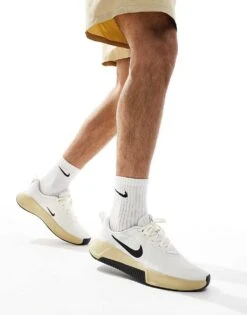 Nike Training MC 3 Trainers In Beige And Black For Men