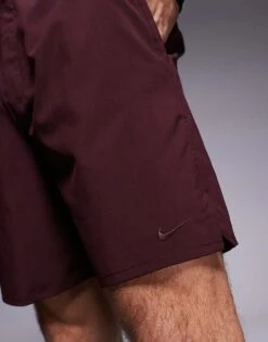 Nike Training Dri-Fit Unlimited Woven 7 Inch Shorts In Burgundy For Men -Nike Sales Store 206621871 3