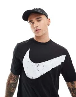 Nike Training Dri-FIT Swoosh Graphic T-shirt In Black For Men -Nike Sales Store 206621883 1 black 1