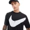 Nike Training Dri-FIT Swoosh Graphic T-shirt In Black For Men -Nike Sales Store 206621883 1 black