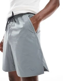 Nike Training Dri-Fit Unlimited Woven 7 Inch Shorts In Grey For Men -Nike Sales Store 206621999 1 grey 1
