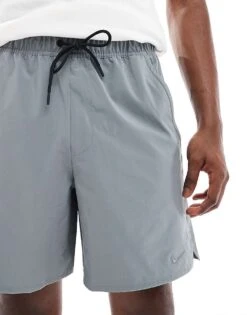 Nike Training Dri-Fit Unlimited Woven 7 Inch Shorts In Grey For Men -Nike Sales Store 206621999 3