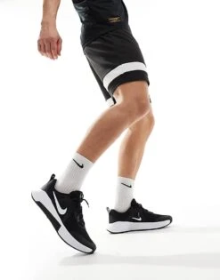 Nike Training MC 3 Trainers In Black And White For Men -Nike Sales Store 206622090 4