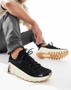 Nike Training Free Metcon 6 Trainers In Black And Beige For Men -Nike Sales Store 206622142 4