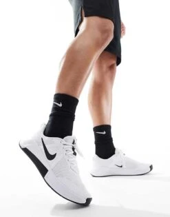 Nike Training MC 3 Trainers In White And Black For Men