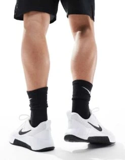 Nike Training MC 3 Trainers In White And Black For Men 10 Nike Training MC 3 Trainers In White And Black For Men -Nike Sales Store 206622160 3