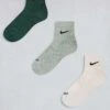 Nike Training Everyday Cushioned Plus 3 Pack Ankle Socks In Khaki, Beige And Navy For Men Multi -Nike Sales Store 206622196 1 multi