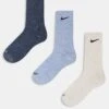 Nike Training Everyday Cushioned Plus 3 Pack Crew Socks In Blue And Beige For Men Multi -Nike Sales Store 206622274 1 multi