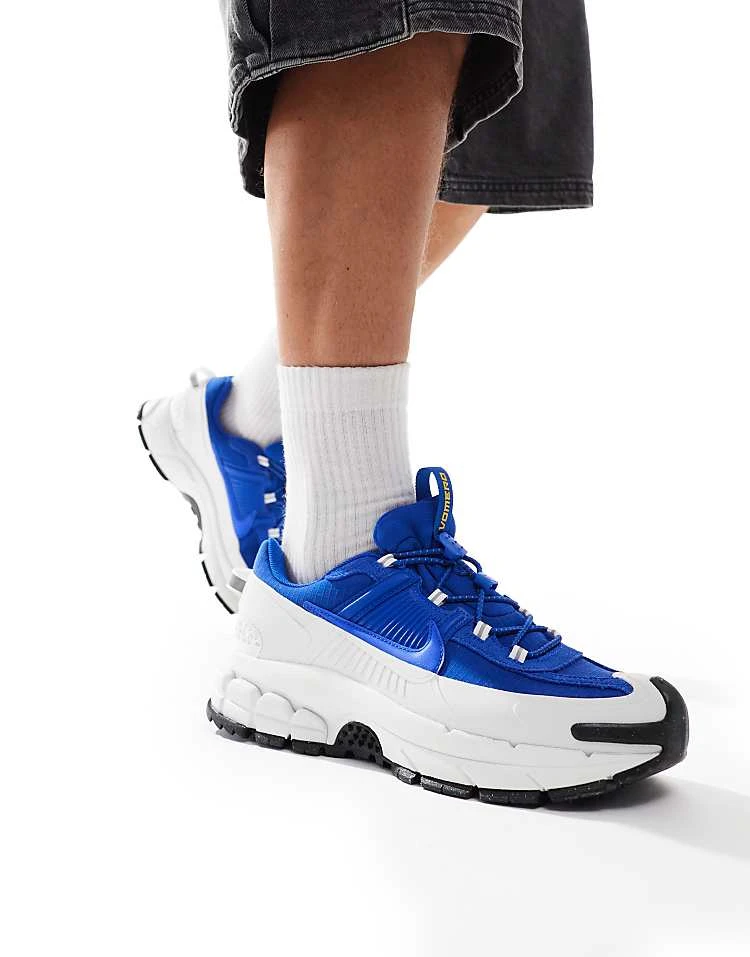 Nike Zoom Vomero 5 Trainers In Blue And White For Men Mid Blue 3 Nike Zoom Vomero 5 Trainers In Blue And White For Men Mid Blue