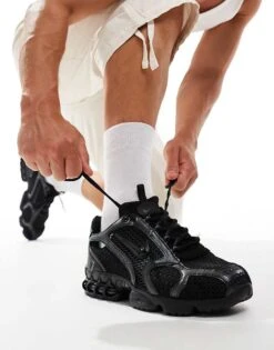 Nike Air Zoom Spiridon Cage 2 Trainers In Triple Black For Men -Nike Sales Store 206622617 1 black 1