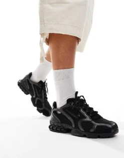 Nike Air Zoom Spiridon Cage 2 Trainers In Triple Black For Men -Nike Sales Store 206622617 3