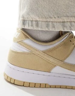 Nike Dunk Low Retro SE Trainers In White And Gold For Men -Nike Sales Store 206622832 3