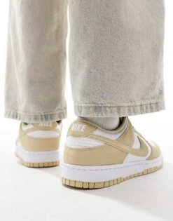 Nike Dunk Low Retro SE Trainers In White And Gold For Men -Nike Sales Store 206622832 5