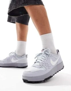 Nike C1TY Trainers In Grey And White For Men Light Grey -Nike Sales Store 206622837 5
