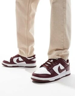 Nike Dunk Low Retro Trainers In Burgundy And White For Men Red 13 Nike Dunk Low Retro Trainers In Burgundy And White For Men Red -Nike Sales Store 206623051 1 red 1