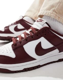 Nike Dunk Low Retro Trainers In Burgundy And White For Men Red 11 Nike Dunk Low Retro Trainers In Burgundy And White For Men Red -Nike Sales Store 206623051 4